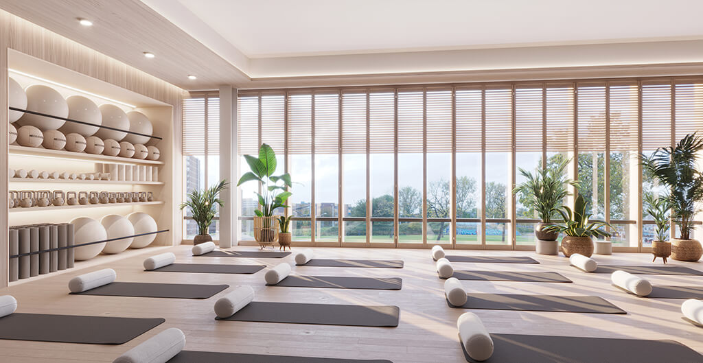 Allbright Club Membership - State of the art fitness centre with Yoga room
