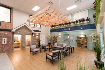 Shannex Enhanced Care Community - Communal area with Florist