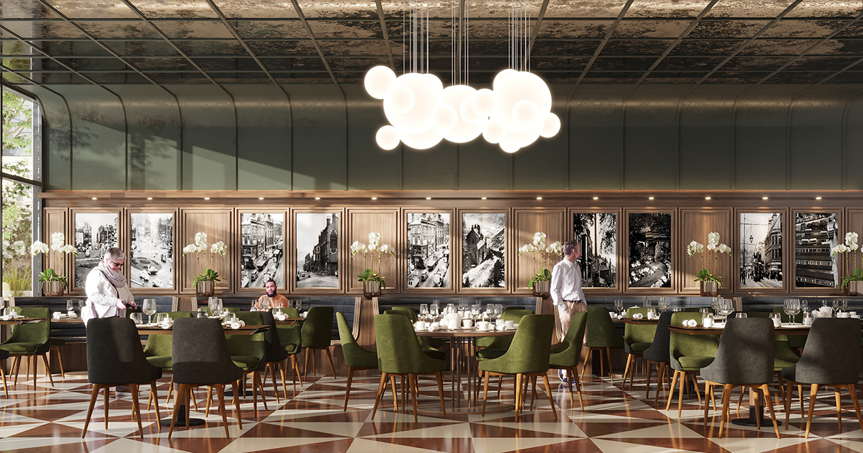 Dining at Bloombury, courtesy of Saffron Hill Hospitality group